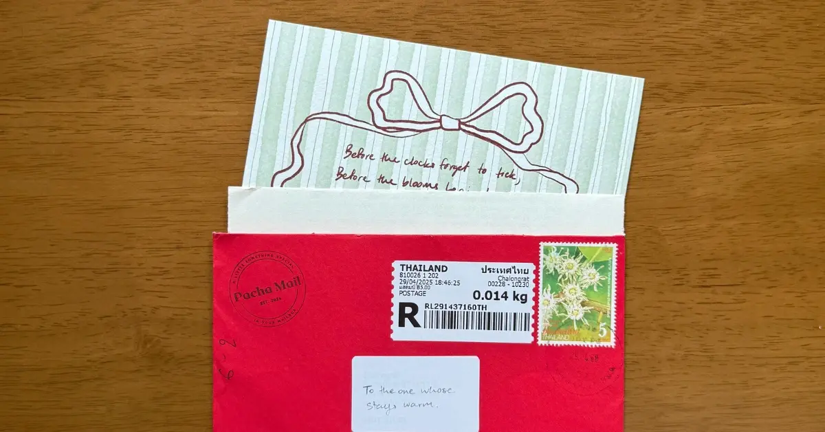 writing letter to your friends